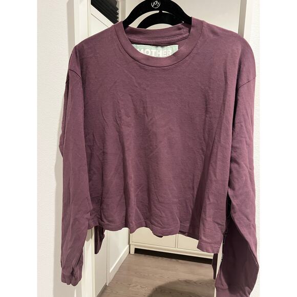 Mother the L/S Twister Crop Fli Fint size XS NWT - Picture 3 of 12